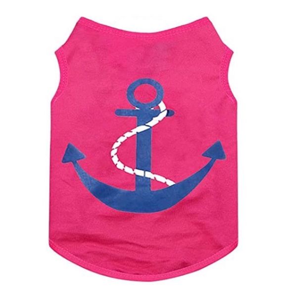 2/$10; 4/$15 🎉HP🎉 NWT,  Pink Anchor Little Pet Tee - Picture 1 of 3
